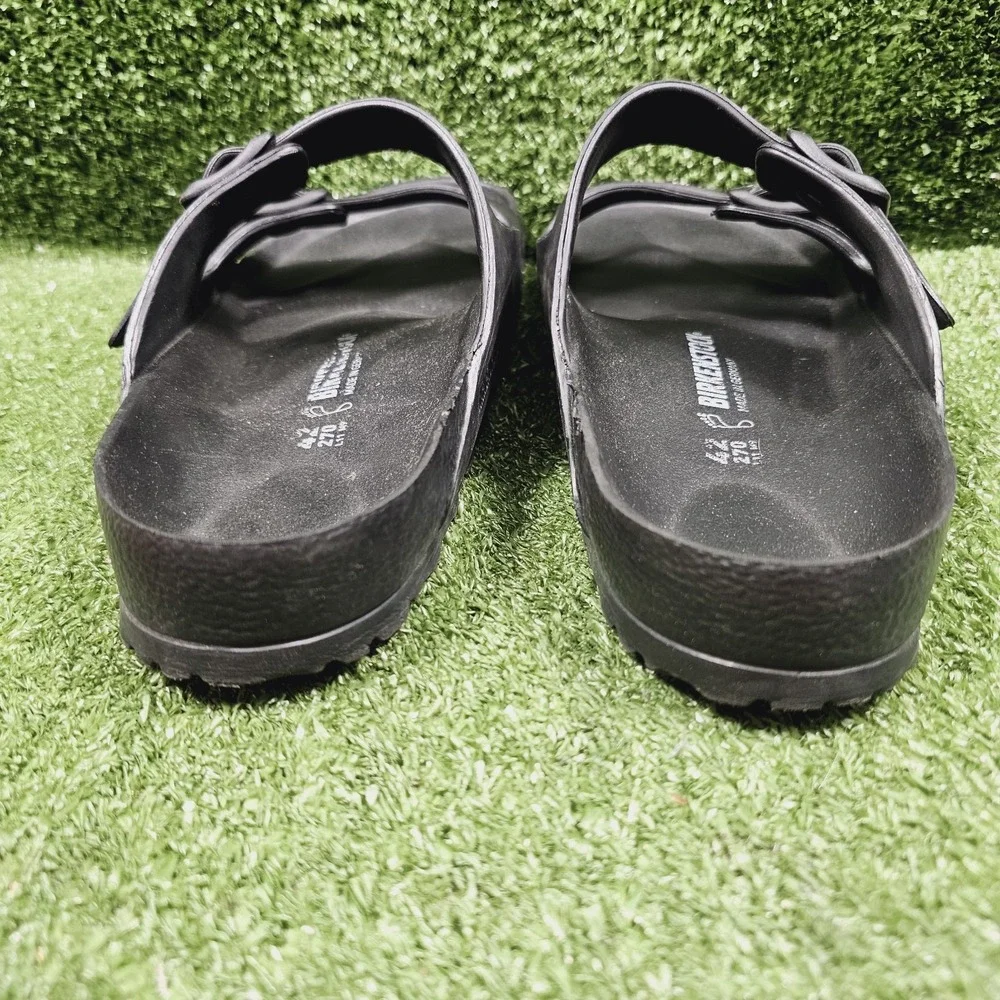 Birkenstock Arizona EVA Essential Black Rubber Slip On Sandals Mens 42 US 9
